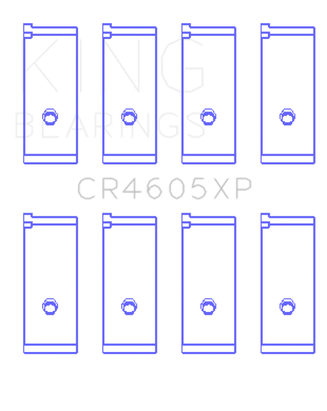 King Engine Bearings Suzuki G13A/G13B (Size STD) Performance Rod Bearing Set