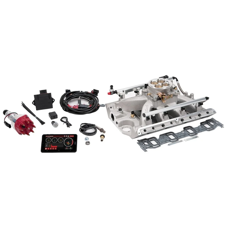 Edelbrock Pro Flo 4 EFI-System Seq Port BB Ford 390-428ci 625 Max PS 35lb/hr Satin Finish
