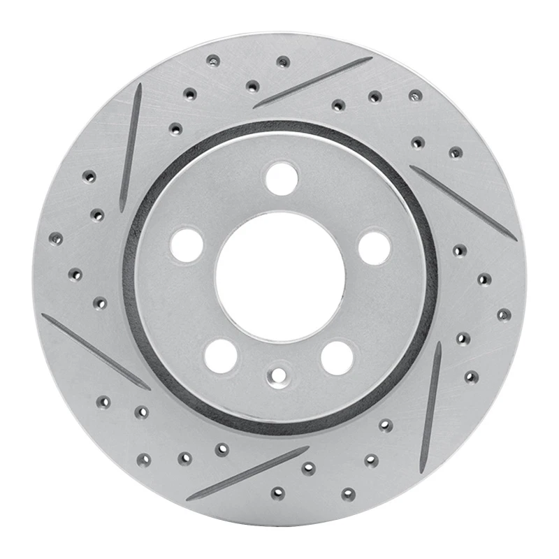 DFC 00-06 Audi Tt Quattro Rear Left Drilled & Slotted Geoperformance Rotor
