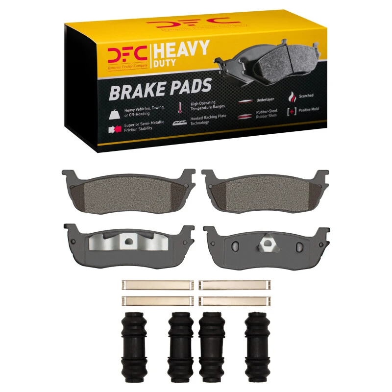 DFC 97-11 Ford F-250 2WD (Excl Super Duty) Rear Heavy Duty Pads and Hardware Kit