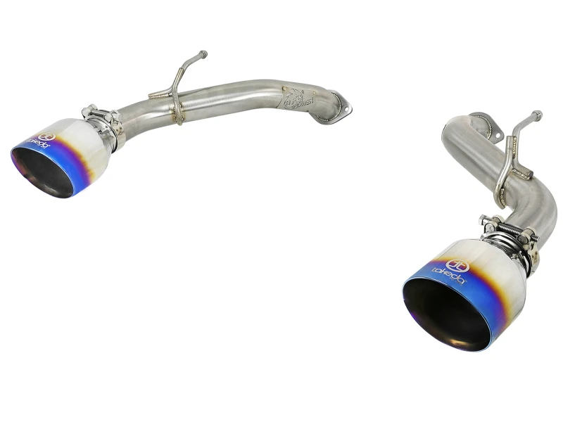 aFe POWER Takeda 2,5 Zoll 304 SS Axle-Back Exhaust mit Blue Flame Tips