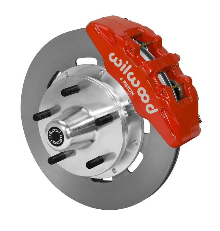 Wilwood kit front wwe pro spindle DP6 5X5.00 hub 12.19 rotor red