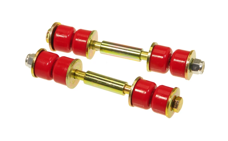 Prothane Universal End Link Set – 3 1/2 Zoll Montagelänge – Rot