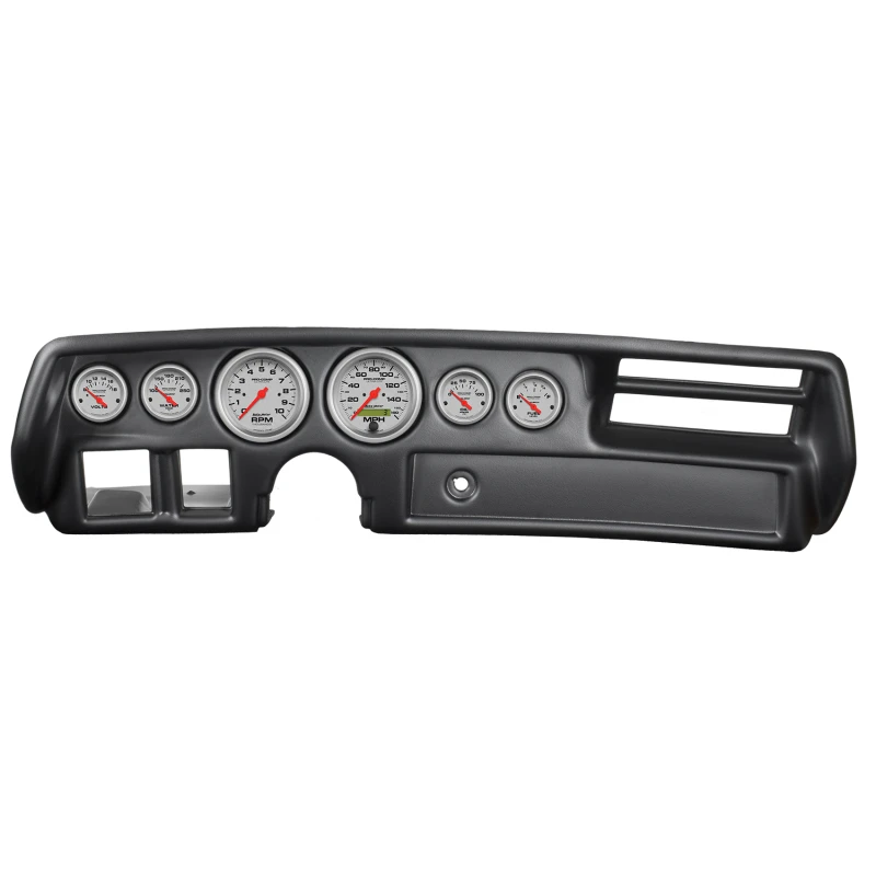 Autometer Ultra-Lite 70-72 Chevelle/ El Camino/ Malibu Armaturenbrett-Kit 6-teilig Tach/ MPH/ Kraftstoff/ Öl/ WTMP/ Volt