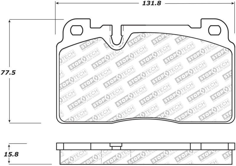 stoptech_305.16630-6794e3a8172bd StopTech 07-15 Audi Q7 Street Select Brake Pads - Front