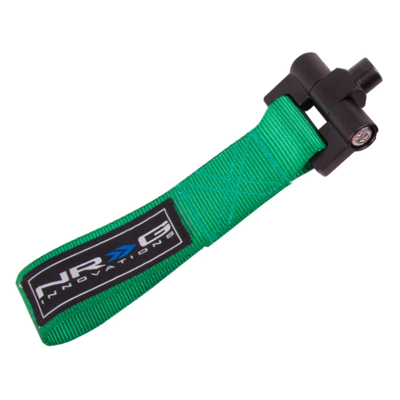 NRG Bolt-In Tow Strap Green – für Scion TC 05-08 2014+ / Xb 03-07 (5000lb. Limit)