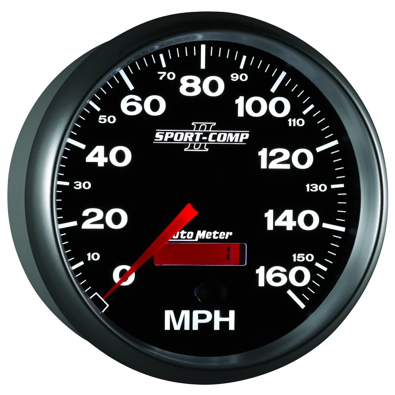 Autometer Sport-Comp II 5 inch 0-160MPH Electronic Programmable Speedometer