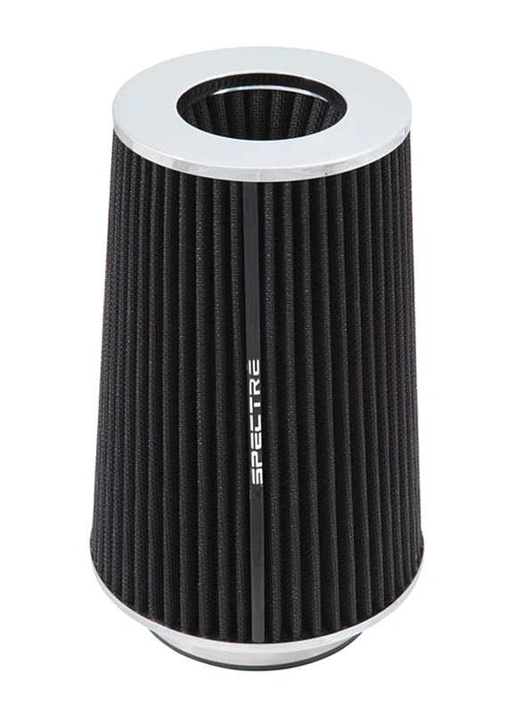 Spectre einstellbarer konischer Luftfilter 9-1/2in. Hoch (Passt 3in. / 3-1/2in. / 4in. Rohre) - Schwarz