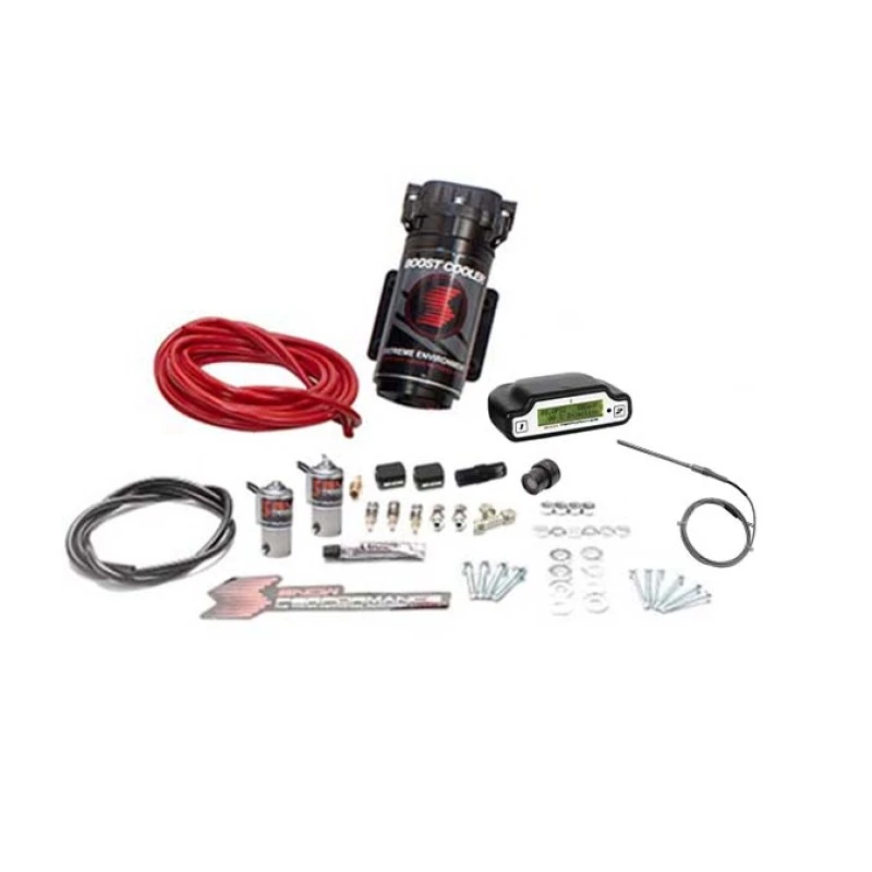 Snow Performance Stg 3 Boost Cooler Wasser Inj Kit RV Pusher (Hi-Temp Schlauch/Quick-Fittings) ohne Tank