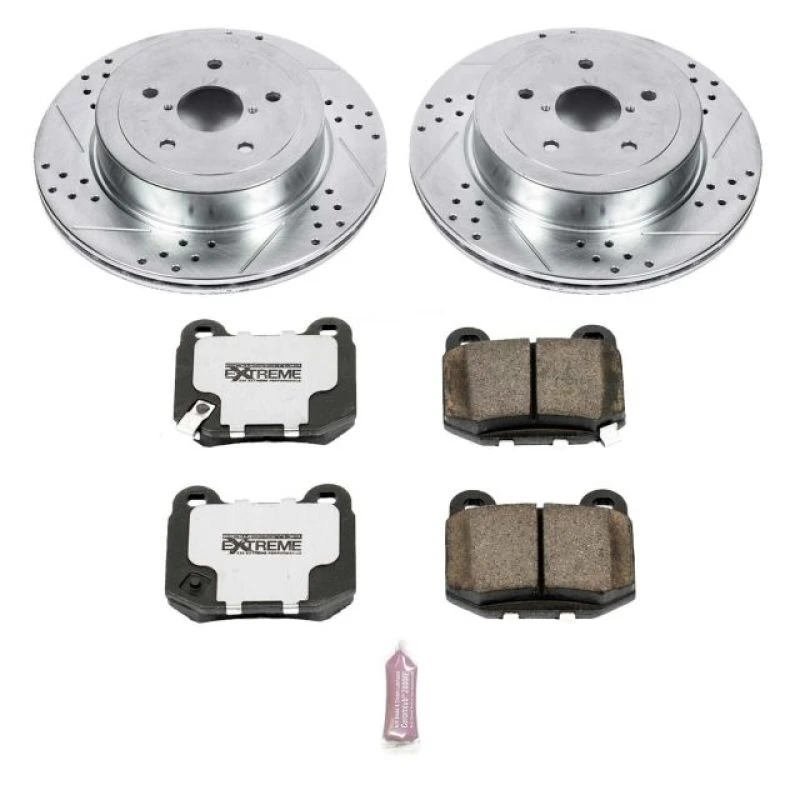Power Stop Rear Z26 Street Warrior Brake Kit for 05-07 Subaru Impreza