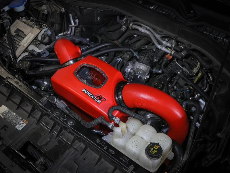 aFe Momentum GT Rot Pro Dry S Kaltluft-Ansaugsystem 20-23 Ford Explorer ST V6-3.0L TT