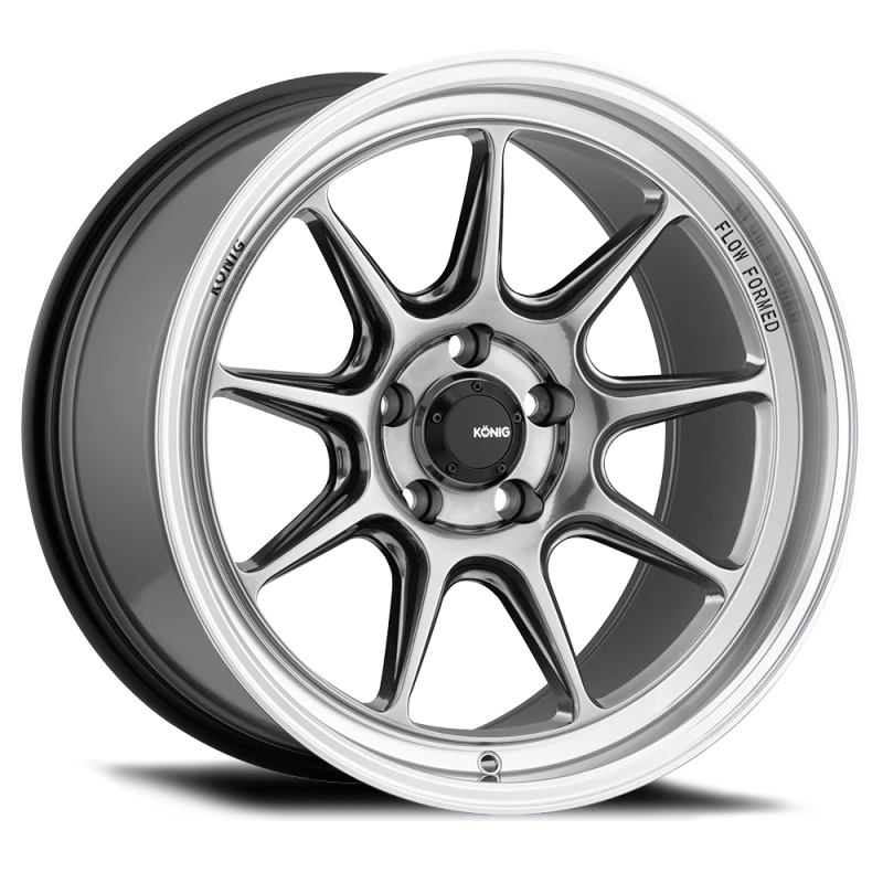 Konig Countergram 18x11B 5x114.3 ET15 Hyper Chrome / Machined Lip