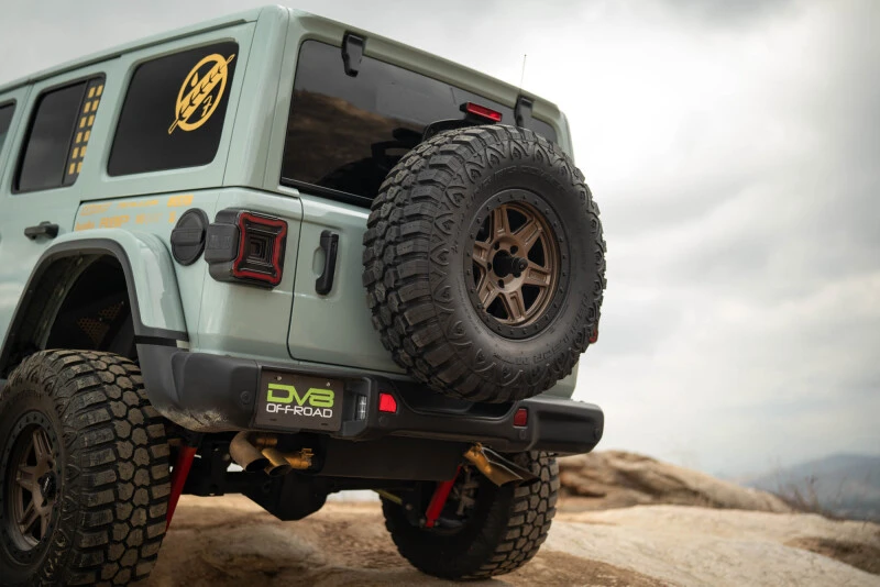 DV8 Offroad Spare Tire Carrier für 2018–2025 Jeep Wrangler JL