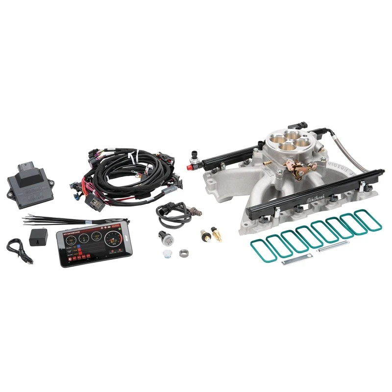 Edelbrock Pro Flo 4 EFI-System Seq Port LS Gen III/IV Victor Jr Cath Port 550 Max PS 35lb/hr