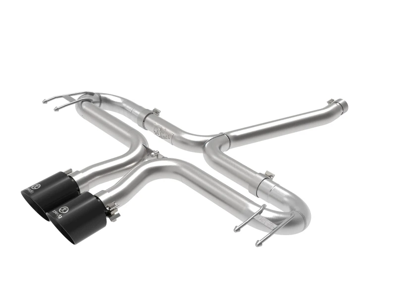 aFe Takeda 2-1/2 Zoll 304 SS Axle-Back Exhaust mit schwarzen Tips 17-20 Honda Civic Sport L4-1.5L (t)