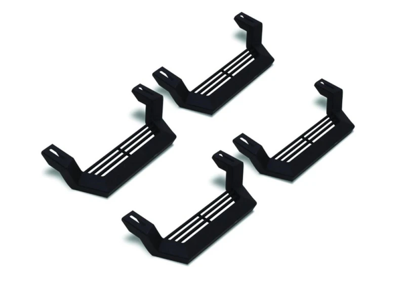 Rampage Rock Rail Short Step Universal 4 Piece Set - Black