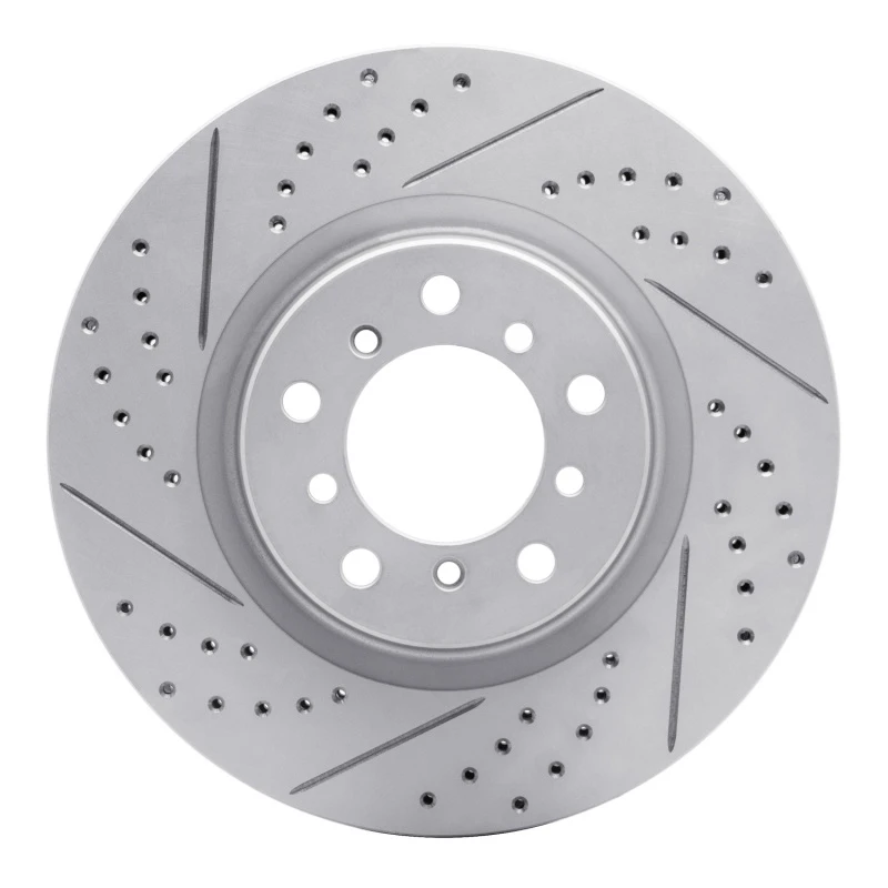 DFC 01-06 BMW M3 Right Front Drilled & Slotted Geoperformance Rotor