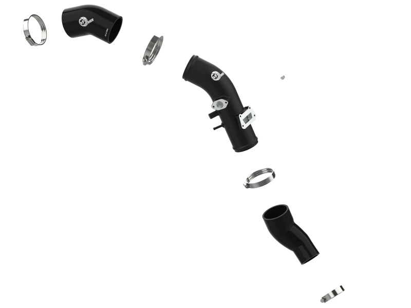 aFe 19-22 Hyundai Veloster N L4 2,0L (t) BladeRunner 2-3/4 Zoll Aluminium-Kaltluftrohr - Schwarz