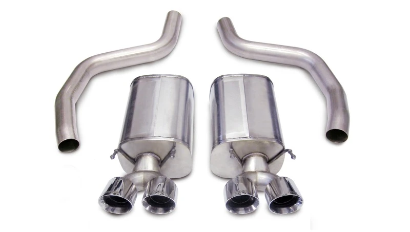 Corsa 2006-2013 Chevrolet Corvette C6 Z06 7,0L V8 Poliert Sport Axle-Back Auspuff
