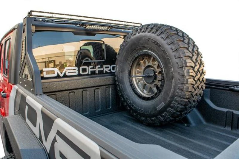 DV8 Offroad Stand Up In-Bed Tire Carrier für 2019+ Jeep Gladiator