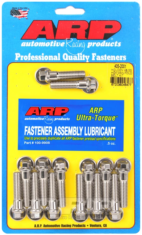 ARP Holden V8 SS Hex Manifold Bolt Kit