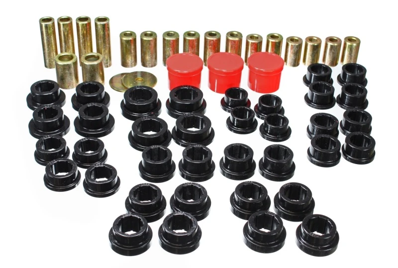 Energy Suspension 02-09 350Z / 03-07 Infiniti G35 Coupe Schwarz Hinterer Kontrollarmbuchsen-Set