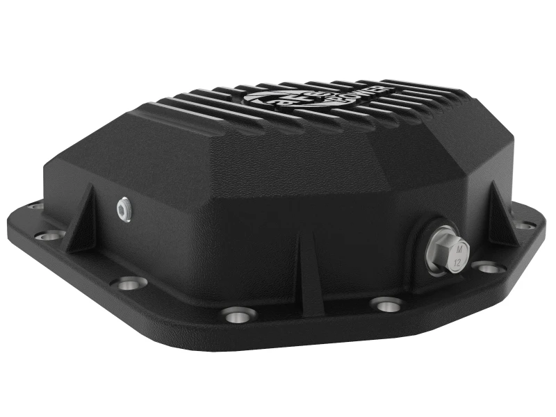 aFe Street Series Hinterachs-Abdeckung Schwarz mit bearbeiteten Rippen 20+ Jeep Gladiator JT (Dana M220)