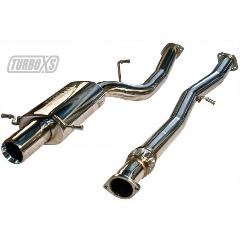 Turbo XS 02-07 WRX-STi Catback Auspuff Polierte Endrohre