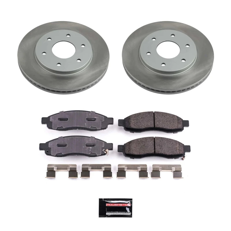 powerstop_SC2442-6795e66de22ed Power Stop 04-05 Nissan TITAN Front Semi-Coated Rotor Kit