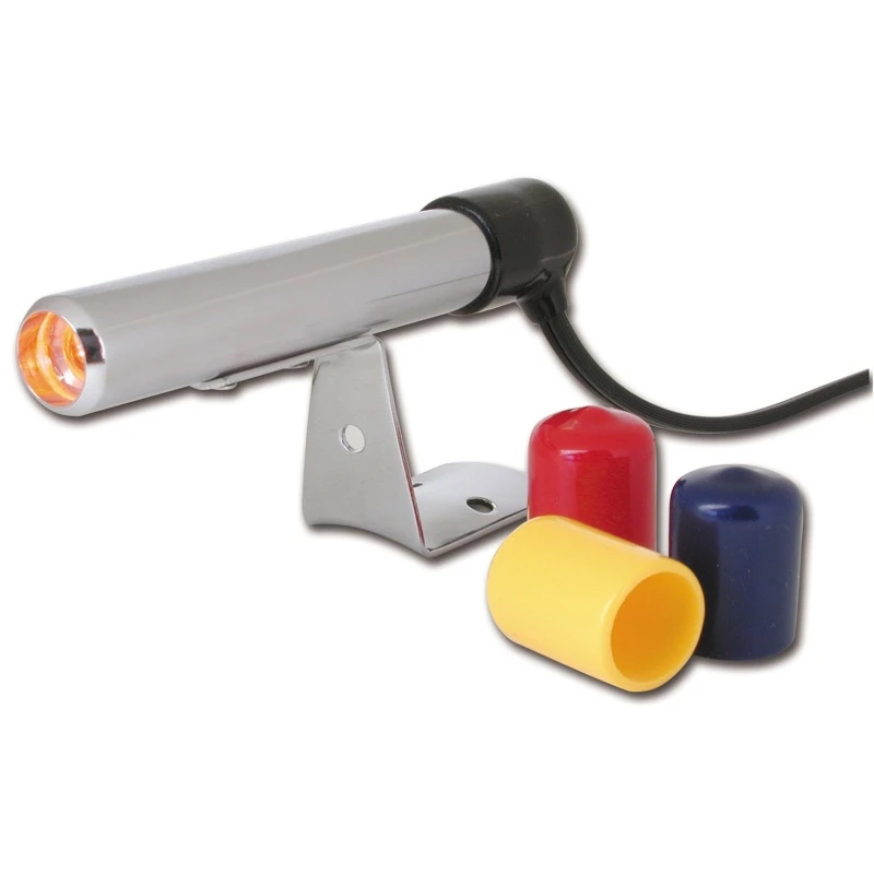 Autometer Schaltpunkt-Licht - Amber LED - Sockel - Chrom Quick-Lite Shift-Lite