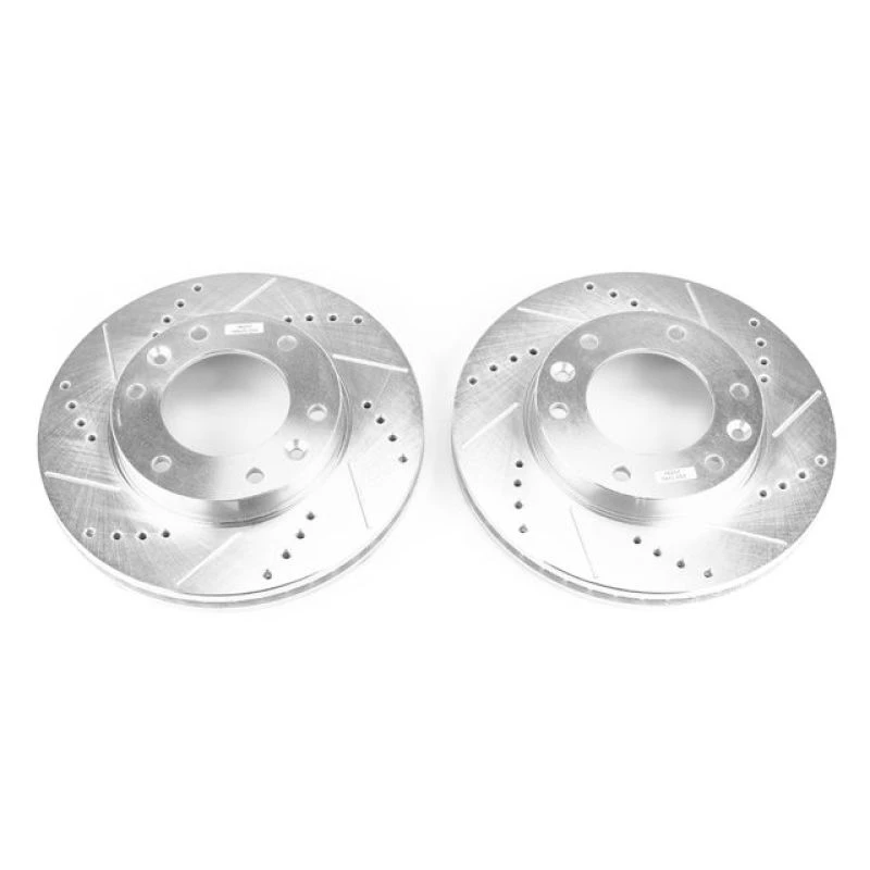 powerstop_JBR1322XPR-679453c802928 Power Stop 07-08 Hyundai Entourage Front Evolution Drilled & Slotted Rotors - Pair
