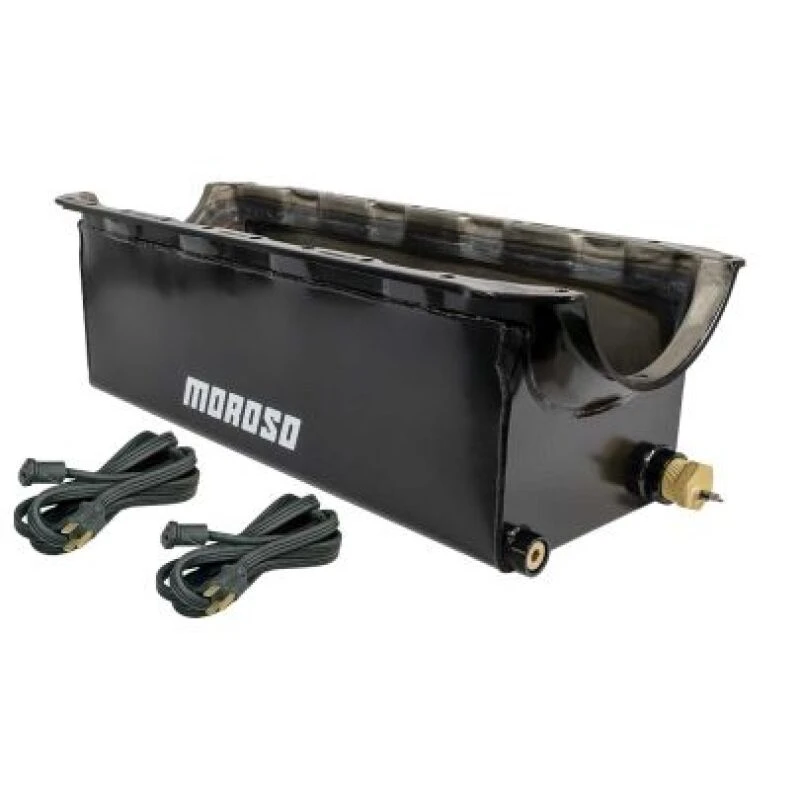 Moroso BBC Mk IV Monster Truck 7.75in Deep Wet Sump 9.5 Qt Steel Ölwanne