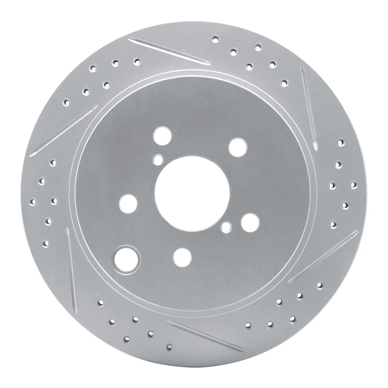 DFC 14-18 Subaru Forester Rear Right Drilled & Slotted Geoperformance Rotor