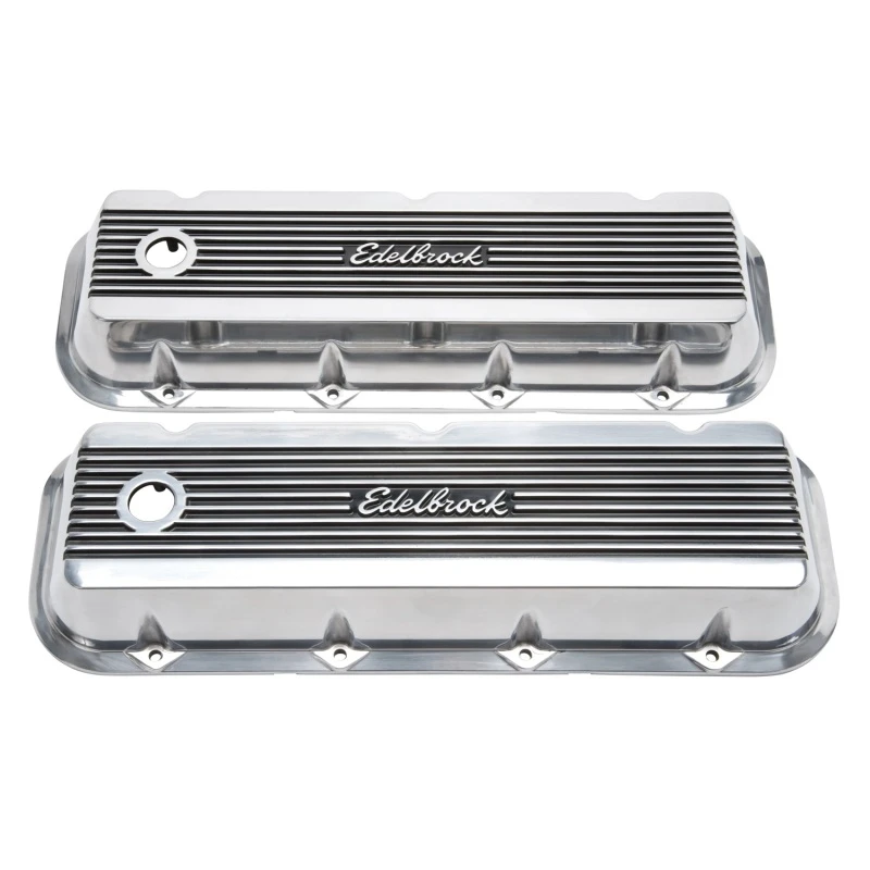 edelbrock_4275-679324ca529a0 Edelbrock Ventildeckel Elite II Chevrolet 1965 und später 396-502 Big Block V8 Poliert
