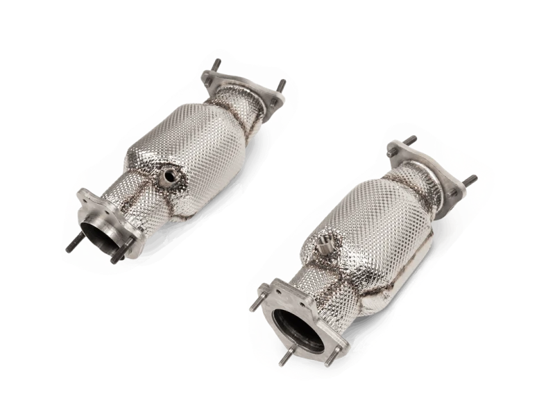 Akrapovic 2020+ Chevrolet Corvette C8 Link Pipe Set w/Catalytic Converter (SS)