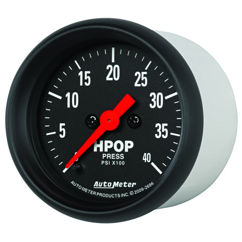Autometer Z-Serie 2-1/16in 4K PSI Hochdruck-Ölpumpenmanometer mit digitalem Schrittmotor