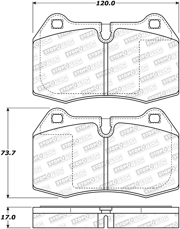 StopTech Street Brake Pads