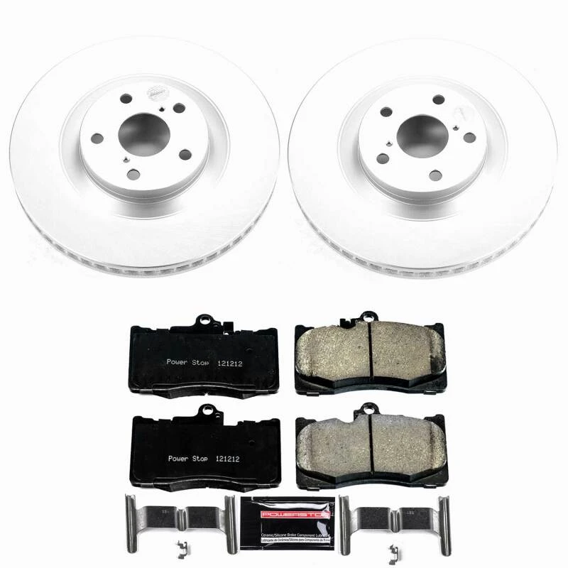 Power Stop 16-17 Lexus GS200t Front Z23 Coated Brake Kit