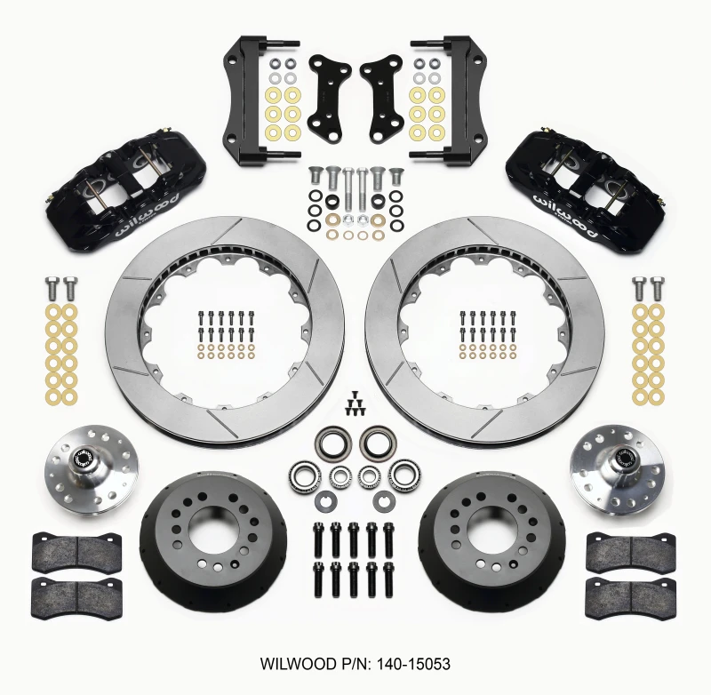 Wilwood AERO6 Vorderrad-Naben-Kit 15,00 67-69 Camaro 64-72 Nova Chevelle