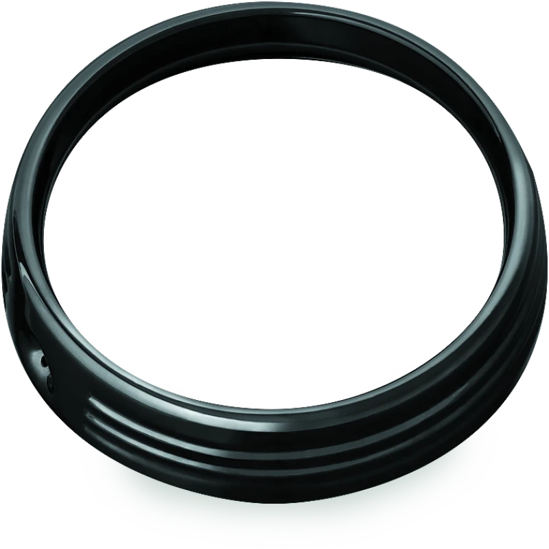 Kuryakyn 7 Zoll Scheinwerfer Zierrahmen in Schwarz