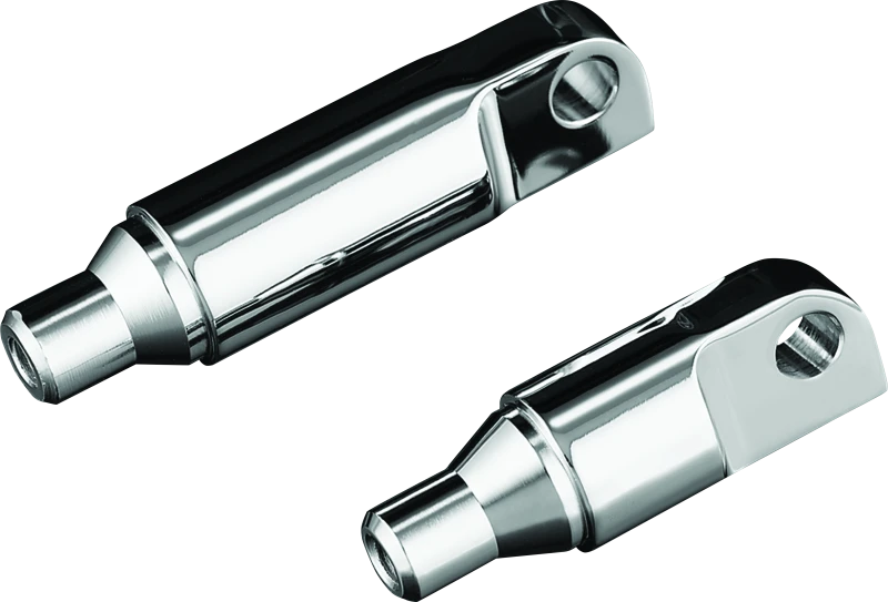 Kuryakyn Male Mount 2-1/2inch Footpeg Extension Chrome (Pair)