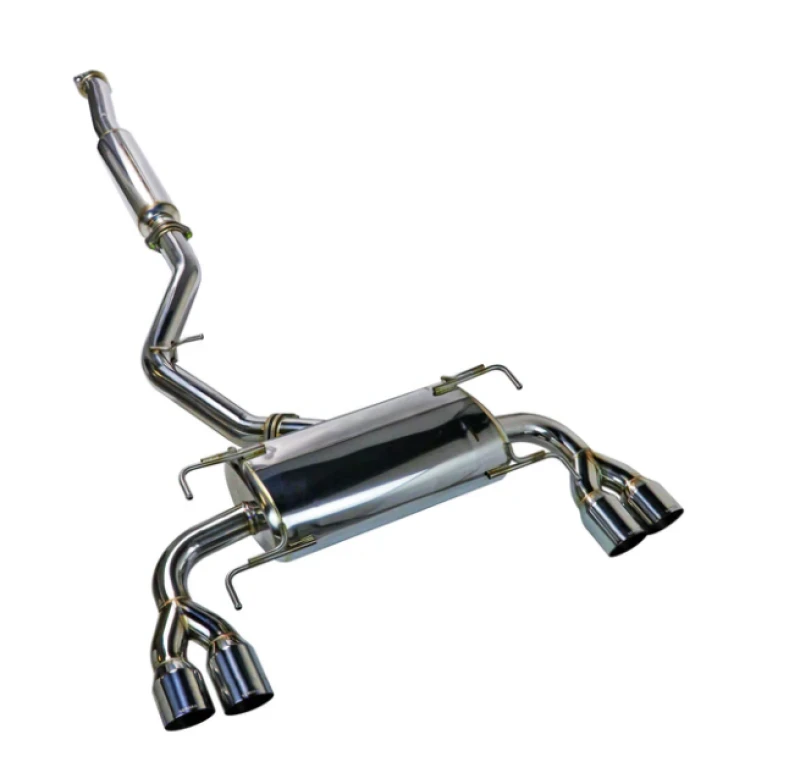 Remark Cat-Back Exhaust für 2008–2014 Subaru WRX STI GR Hatch Sports Touring - Edelstahl Quad Tips