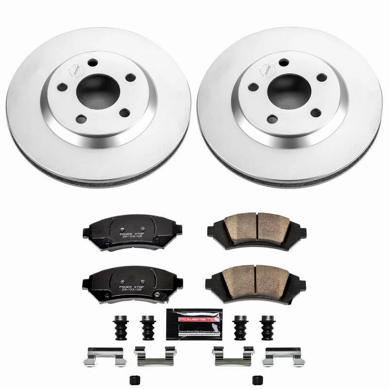 Power Stop 2005 Buick LeSabre Front Z23 Coated Brake Kit