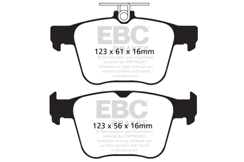EBC Racing 2013+ Audi S3 (8V) RP-1 Race Rear Brake Pads