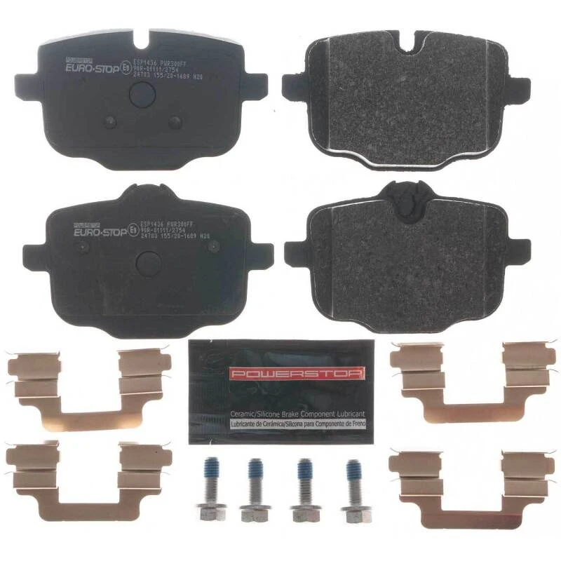 Power Stop 14-19 BMW M6 Gran Coupe Euro-Stop ECE-R90 Rear Brake Pads