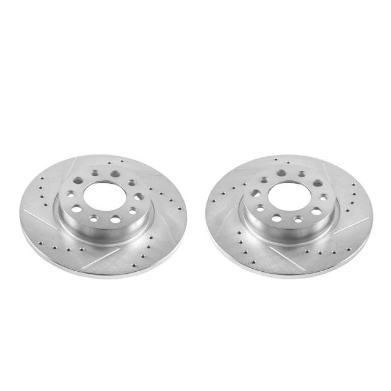 powerstop_AR83097XPR-679459f6c824c Power Stop 16-18 Fiat 500X Rear Evolution Drilled & Slotted Rotors - Pair