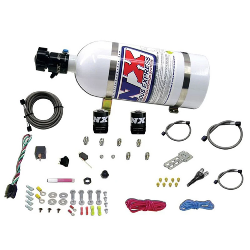 Nitrous Express Universelles Nitrous-Kit für EFI (Alle Einzelnozzle-Anwendungen) mit 10lb-Flasche