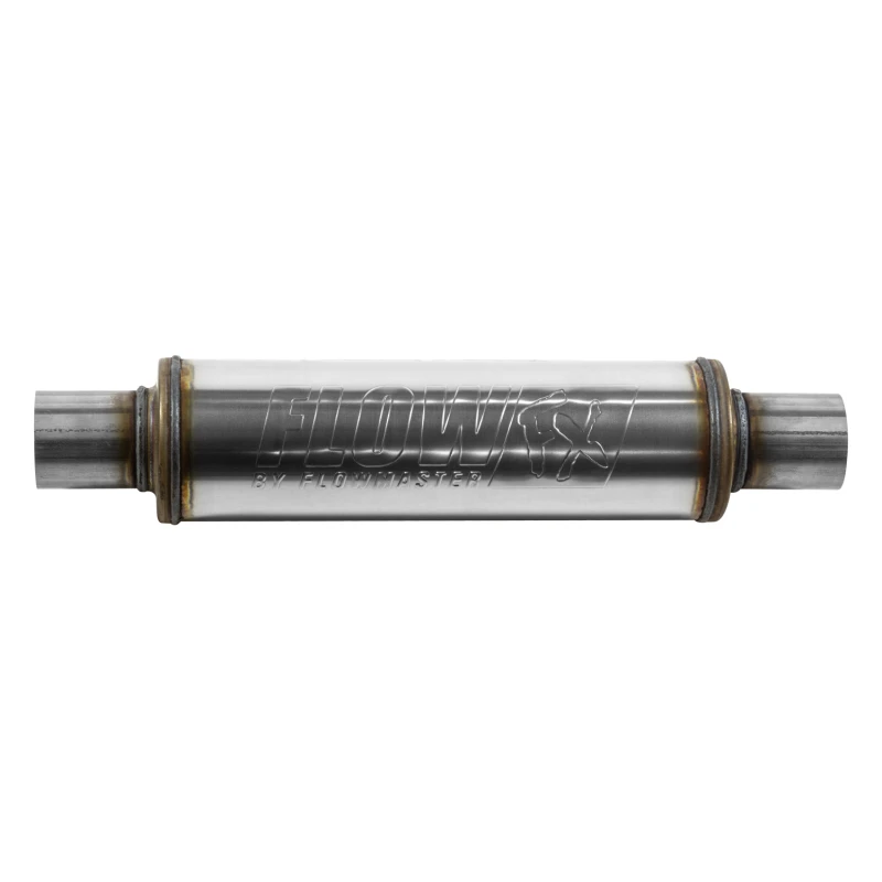 Flowmaster 2.25in.IN(C)/OUT(C) FlowFX Round 14in. BO Muffler