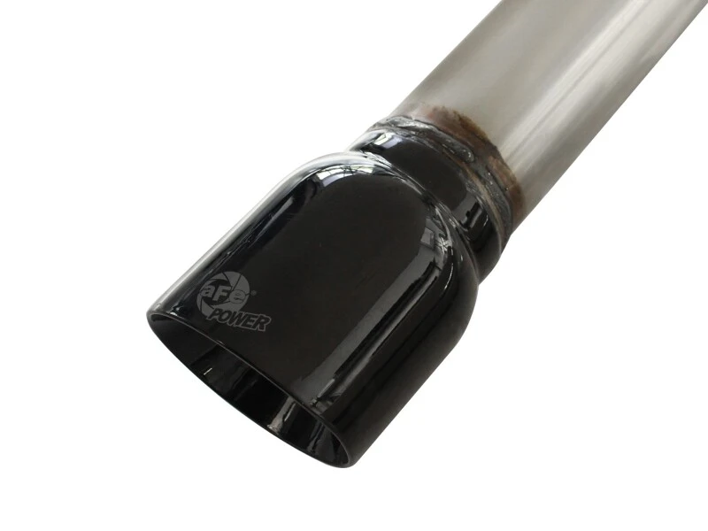 aFe 17-19 Audi A4 (L4-2.0L) MACH Force-Xp  Edelstahl Axle-Back Abgasanlage - Schwarze Spitze