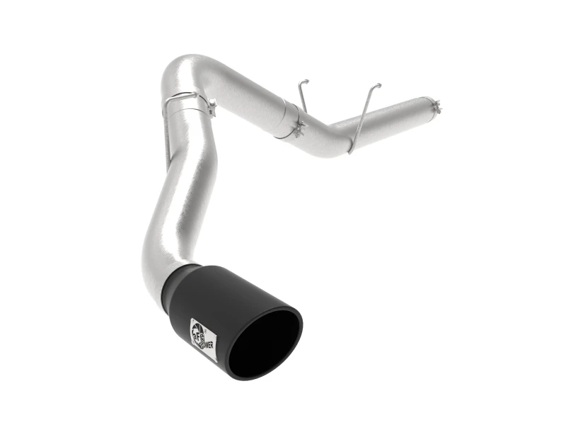 aFe Large Bore-HD 5in 409SS DPF-Back Abgasanlage mit schwarzer Spitze 19-20 Ram Diesel LKW L6-6.7L (td)